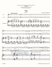 Trio in B-flat major for Pianoforte, Violin and Violoncello op. 97
